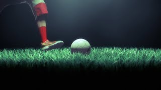 Soccer kick | Creating the scene | Cinema 4d Timelapse