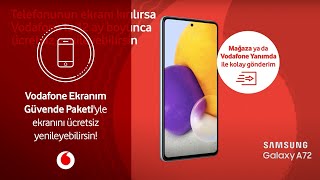 Vodafone Ekranım Güvende Paketi'yle ekranını ücretsiz yenileyebilirsin!