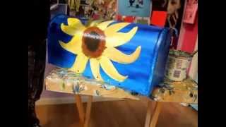 Painted Mail: The Sunflower Mailbox