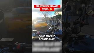 Une mercedes à 150.000€ dégueu ! 😳 #shorts #moto #motovlog #motard #quotidien #danger