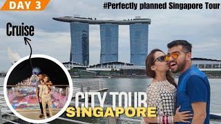 Day 3 Singapore City Tour | Honeymoon Vlog 2024 | Singapore Vlog | Genting Dream Cruise Singapore