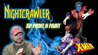 NIGHTCRAWLER from X-Men 3D printed and painted statue- 4K SUBS!