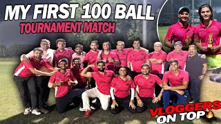 12 Balls HALF CENTURY In My First Match Of THE 100 BALL TOURNAMENT🔥||Scored 270 Runs In 100 Balls😍