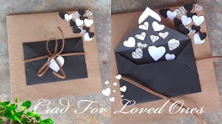 Gift Card For Loved Ones | How to make Greeting Card | Paper Card Making