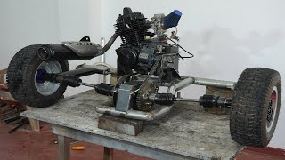 Cross kart rear end Build | Homemade Cross kart part 3