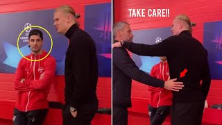 Erling Haaland meet old friends after Man City Vs Rb Leipzig 🗣️⚽😆