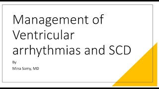 Ventricular arrhythmias ESC 2022 part 2