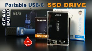 DIY Orico USB-C 3.1 enclosure & Samsung 860 EVO SSD: TONOR TC-777 mic test