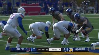 CFB25 dynasty with San Jose State S4 conference championship Vs Boise State youngmultac!