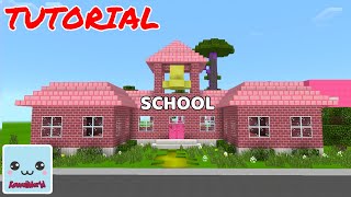 How to build SMALL SCHOOL in Kawaii World 👩‍🏫 - TUTORIAL