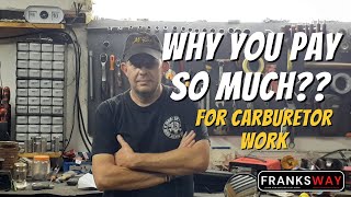 Why you pay so much for carburetor work!!!