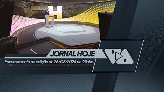 Encerramento do "Jornal Hoje" de 26/08/2024 na Globo Rio