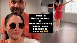 Part 1:Raw moments of House buying in Canada | Buying house on Maulik’s birthday & Family Masti Time