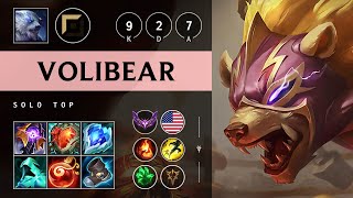 Volibear Top vs Ornn: Legendary - NA Master Patch 14.22