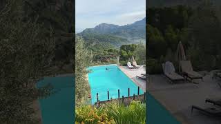 Woman Swimming in Pool in Resort😍❤