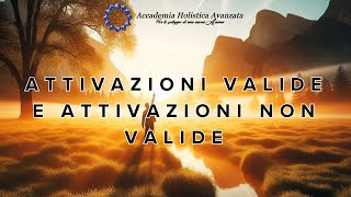 Attivazioni valide e attivazioni non valide