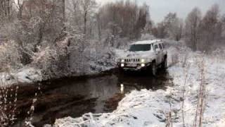 Hummer H3 mud near Viborg