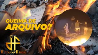 Suposto video de queima de arquivo