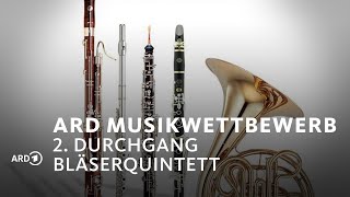 LIVE: 2. Durchgang Bläserquintett 1. Tag | ARD-Musikwettbewerb