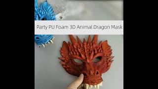 Soft Foam 3D Dragon Mask