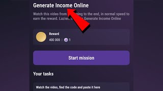 Generate Income Online | Tapswap Code | How to Generate Income from Your Favorite Activities