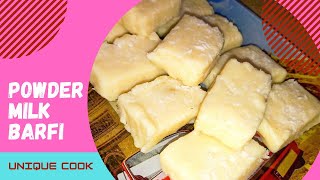 Easy Milk Barfi Recipe - Milk Cake - Dessert Recipe - No Khoya Barfi - Barfi in 3 minutes