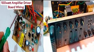 100watt Amplifier Driver Board Wiring