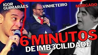 🔴 6 MINUTOS de IMB3CILIDADE com VINHETEIRO e IGOR GUIMARÃES 🤣 [TENTE Ñ RIR] pt3 - Cortes do [WINNER]