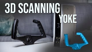 3D Scanning a airplane Yoke controller - Thunk3D Fisher S