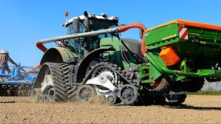 Sowing Lucerne /Alfalfa | FENDT 936 on CAMSO Tidue Tracks | AEBV