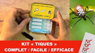 Créez dès maintenant votre kit contre les morsures de tiques : rapide, facile, efficace