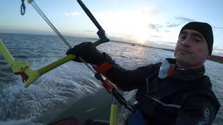 Kitesurfing gopro7 sunrise session