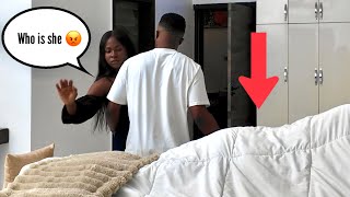 MY GIRLFRIEND CAUGHT ME CHEATING IN BED WITH ANOTHER GIRL 😳 (PRANK)