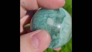 Opalized Fluorite Spheres with Druzy