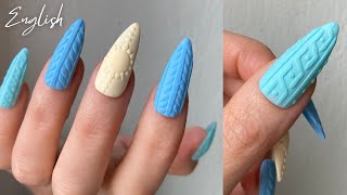 How to create Sweater Nails Without Art Gel 🍂 | Exercise