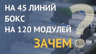 Электрощит для таунхауса. Зачем щиту на 45 линий бокс на 120 модулей?