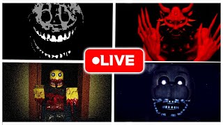 VOLTEI??? JOGANDO OS JOGOS DE TERROR COM OS INSCRITOS #shorts #shortslive #live #roblox