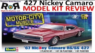 ‘67 Nickey 427 Camaro RS/SS (I) 1:25 Scale Revell 4377 -Model Kit Build & Review