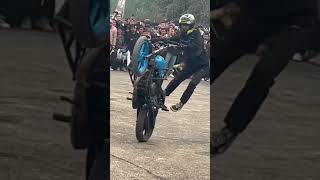 Best stunts 2023| bajaj pulsar| by hidden action 🔥