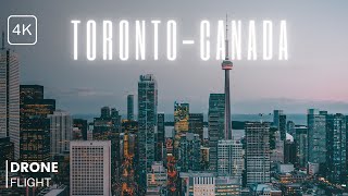 Toronto, Canada | Drone Flight Over The Landmarks Of Toronto | 4K Ultra HD Video |