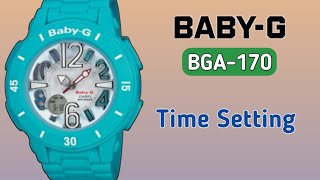 How to set time on Casio Baby-G BGA-170