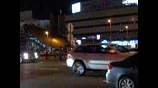 people are crossing sheikh zayed road after fireworks