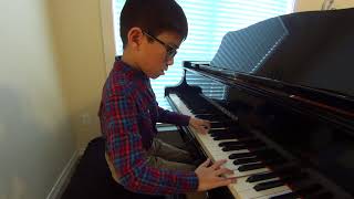 Parker Wolf (age 7) - Clementi, Sonatina Op. 36, no. 3, mov. 1, Spiritoso