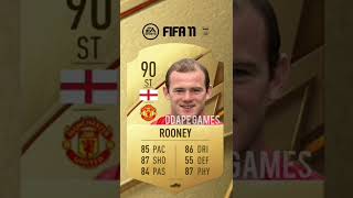 Rooney 's fifa evolution #shorts #football  #easportsfifa #rooney