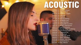 Acoustic Love Songs 2024 - Best Acoustic  Covers Of Popular Songs - Acoustic Versions Of Songs 2024