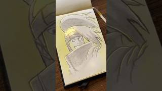 Deidara akatsuki  drawing 😄 || naruto drawing || anime drawing || glow art #anime #shorts #art