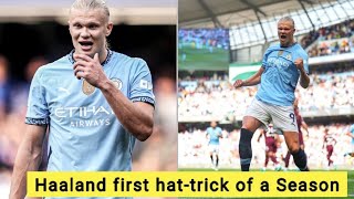 Haaland's first 🔥 Hat-trick of a Season vs Ipswich Town at Etihad