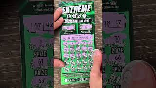 Trying our luck on a $25 Extreme Cash Lottery Ticket!