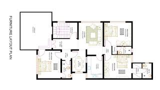 35 x 70 Modern House Plan with 2 Bedrooms || 10 Marla House Plan