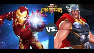 Thor VS Iron Man (Marvel Contest of Champions)